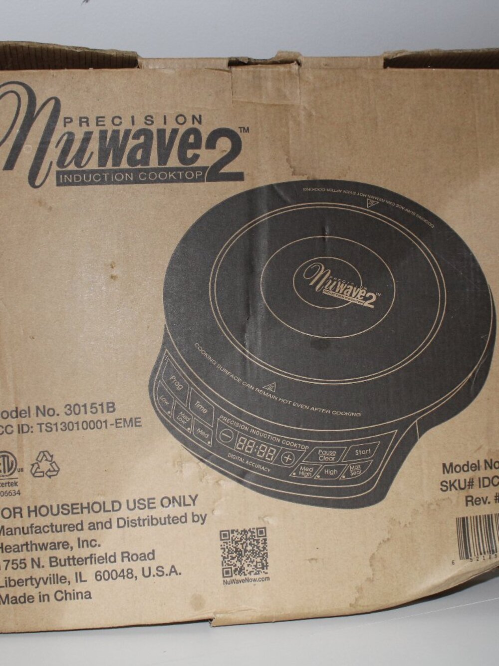 Nuwave 2 Precision Induction Cooktop Kitchen Burner Model 30151 New in Box